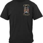 Marine Corps T-Shirt Double Flag Gold Globe Marine Corps T-Shirt MM2153